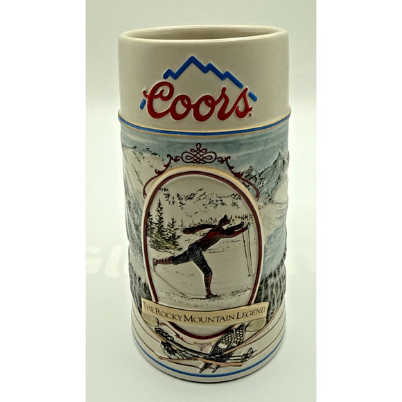 Coors Other - Original Coors The Rocky Mountain Legend Series Numbered Beer Stein Vintage 1991